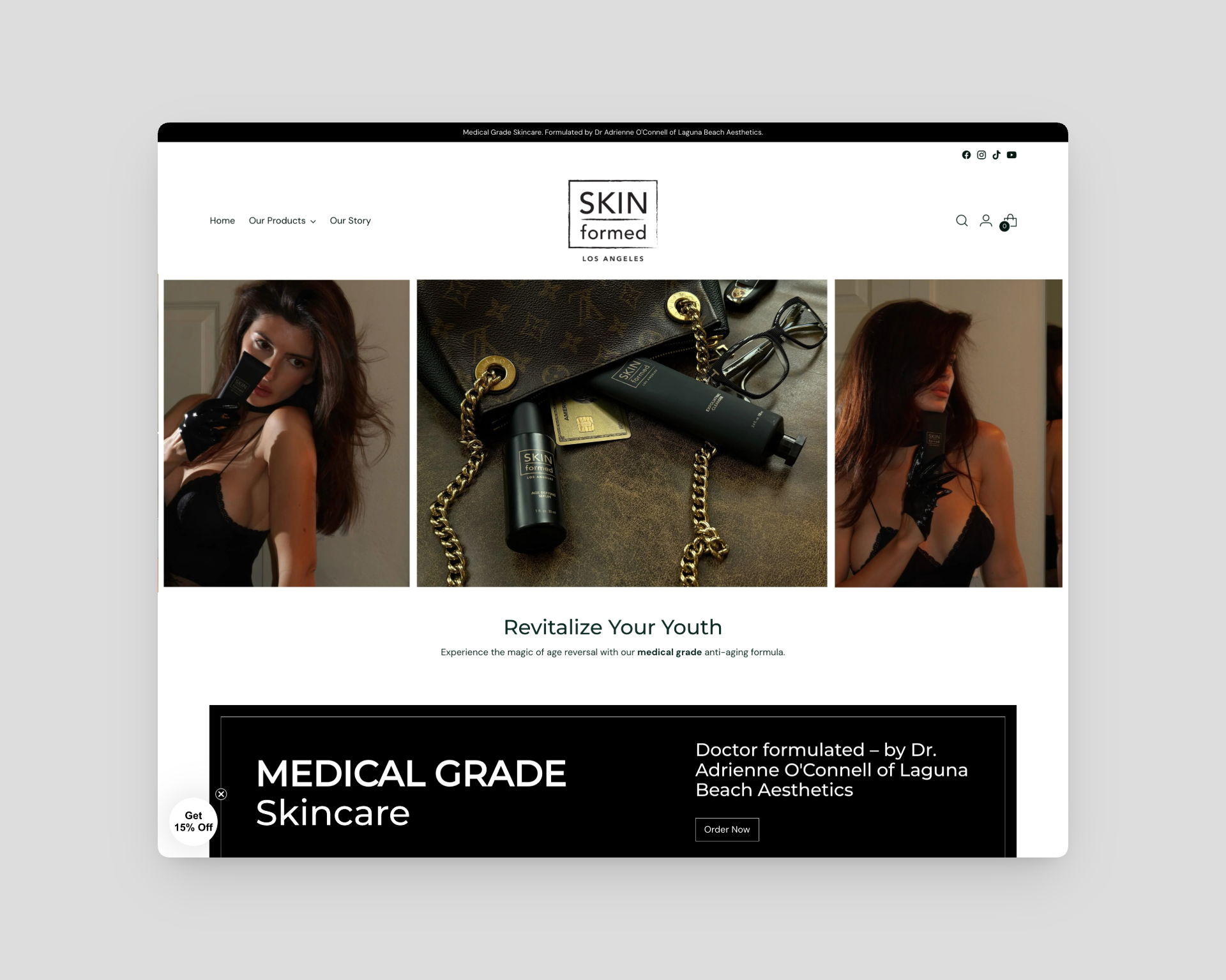 Shopify developer, Skincare and Beauty