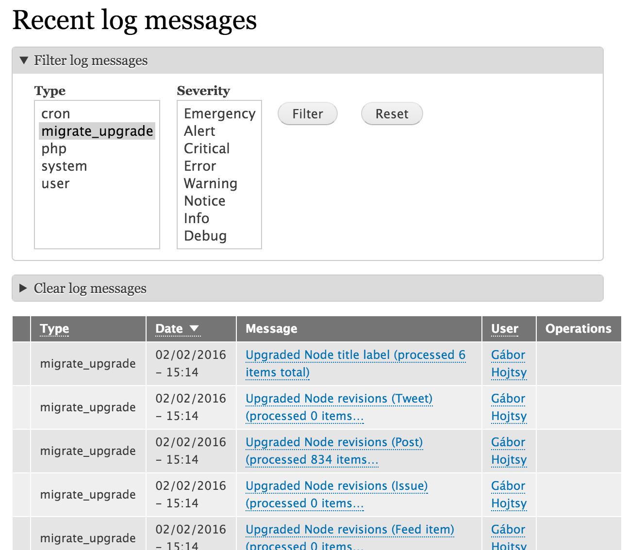 Drupal Migration Tutorial