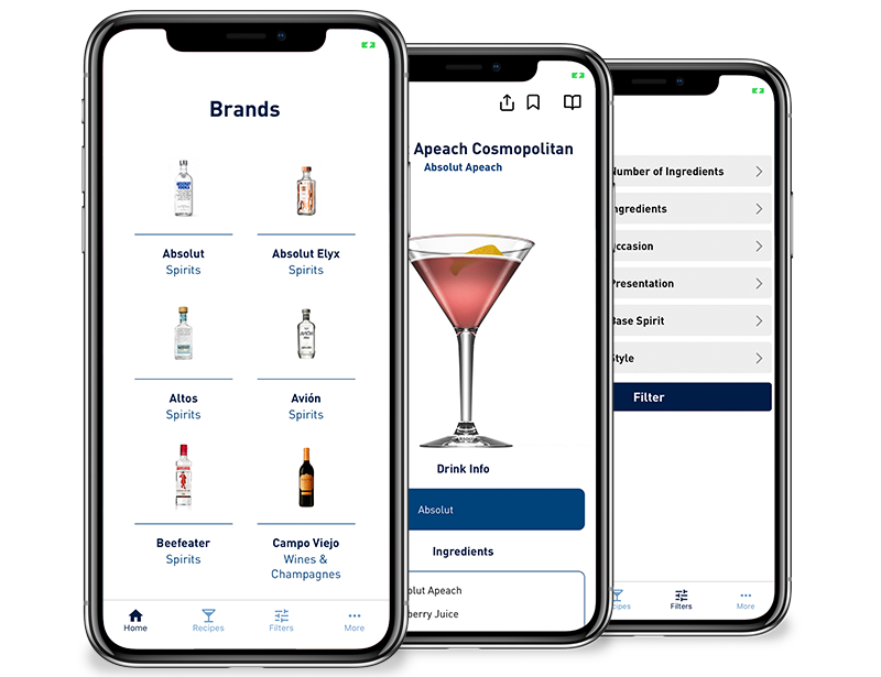 iPhone App Development for Pernod Ricard