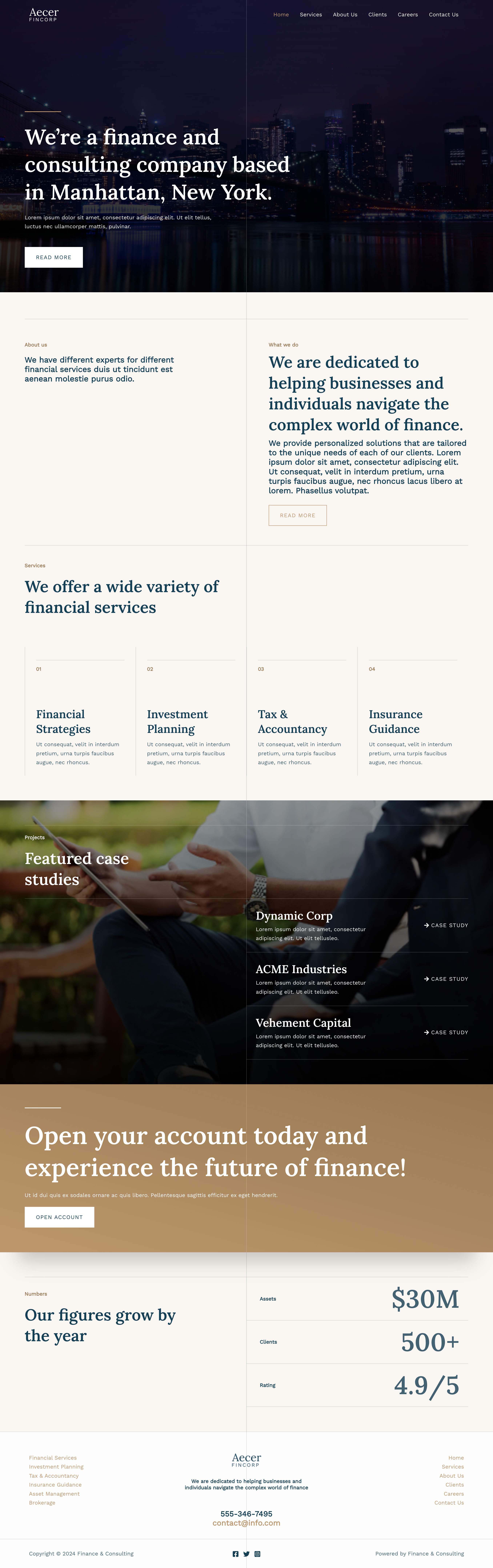 Finance and Insurance